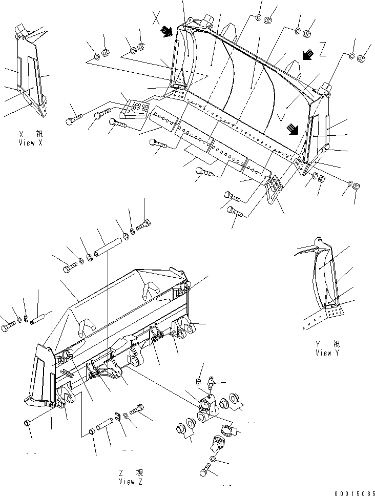 Пластина (сварная) 198-71-61641 KOMATSU