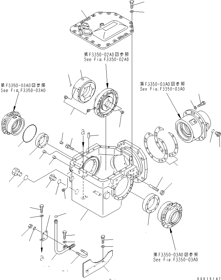 Крышка 56B-27-19611 KOMATSU