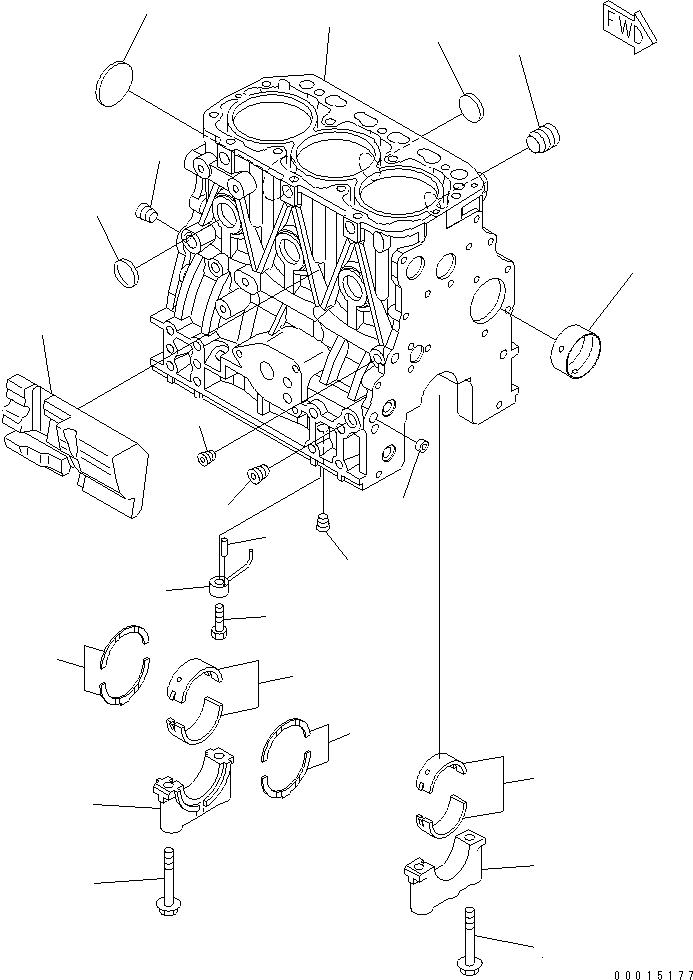 ORIFICE DISK YM129553-39650 KOMATSU