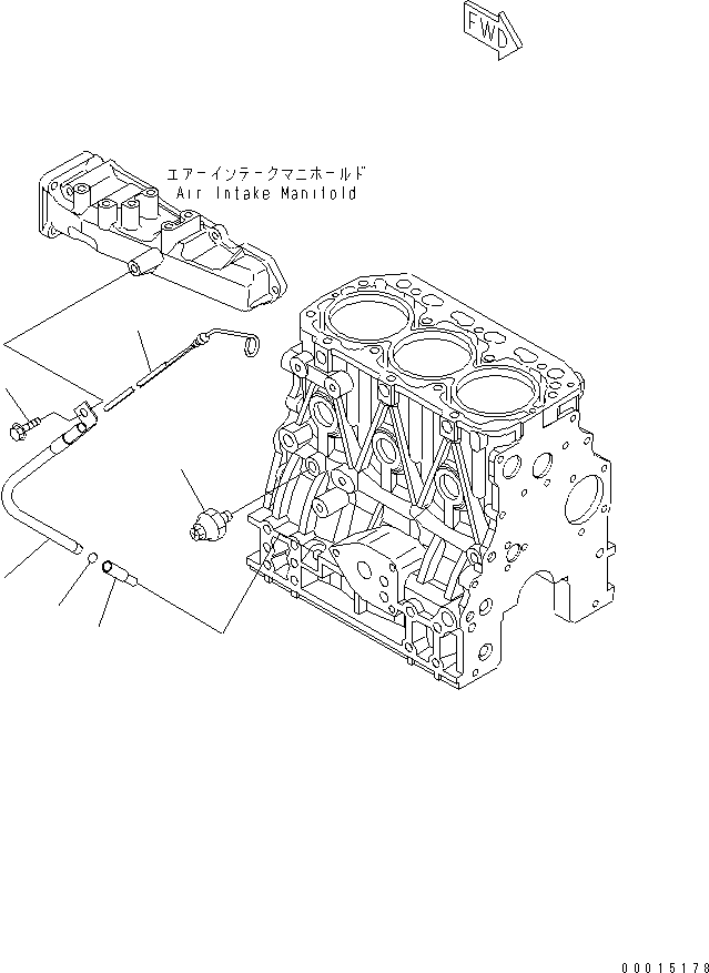 направляющая YM119260-34810 KOMATSU