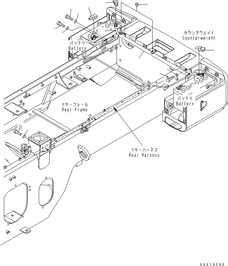 Кабель 418-06-32233 KOMATSU
