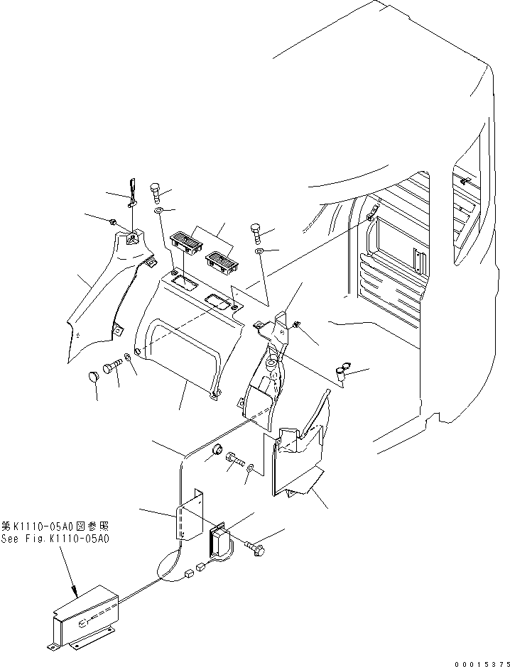 Жгут проводов 22U-06-22121 KOMATSU