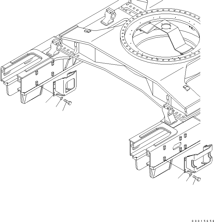 Подножка 209-30-78360 KOMATSU