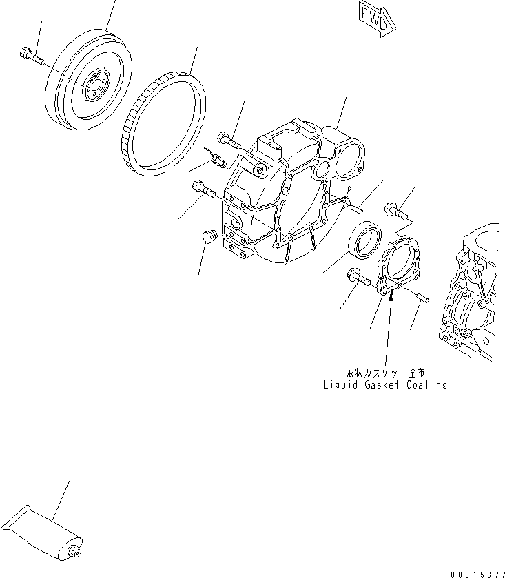 колпачок YM119620-01750 KOMATSU