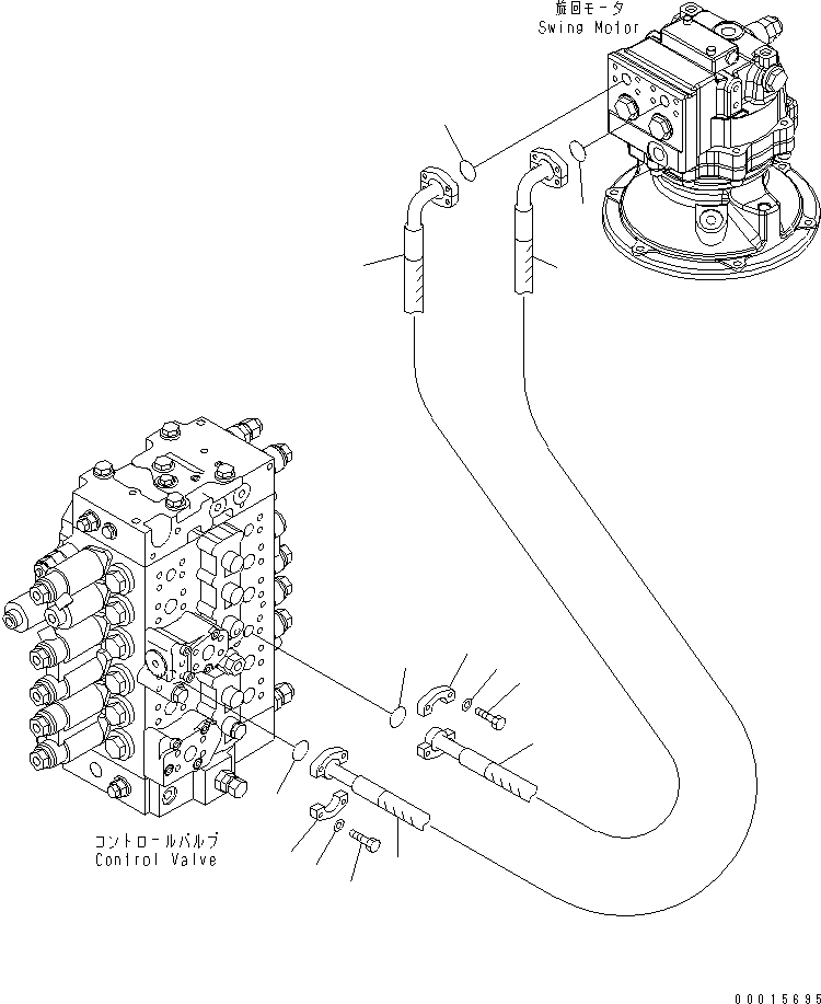Шланг 22U-62-23970 KOMATSU
