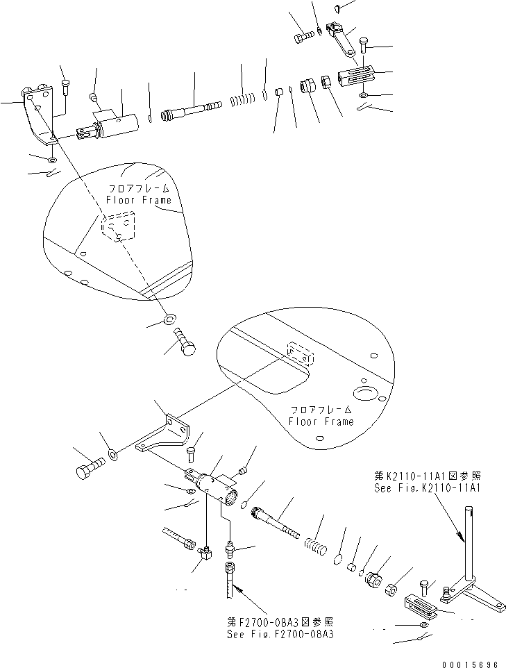 Вилка карданная 196-49-34350 KOMATSU