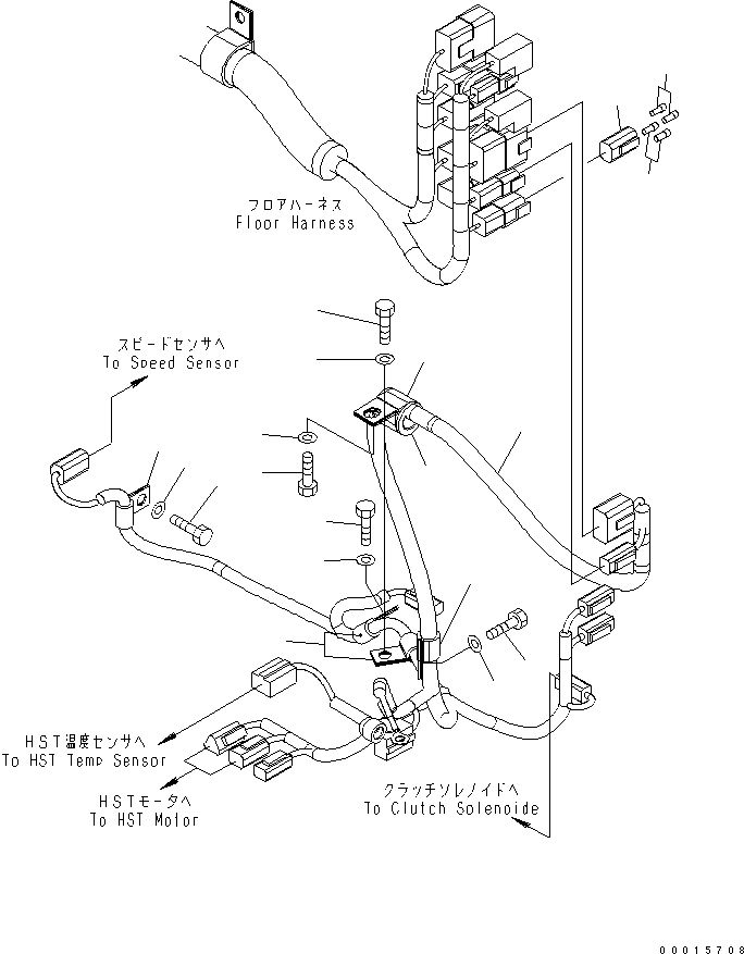 Жгут проводов 418-06-32392 KOMATSU