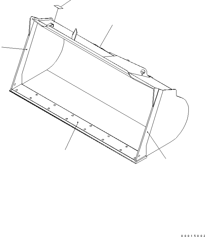 Plate, (Welded) 418-70-32B40 KOMATSU