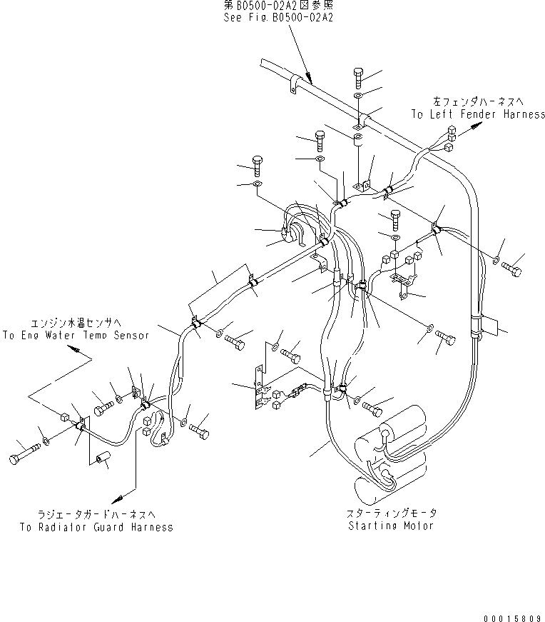 Жгут проводов 198-06-55120 KOMATSU