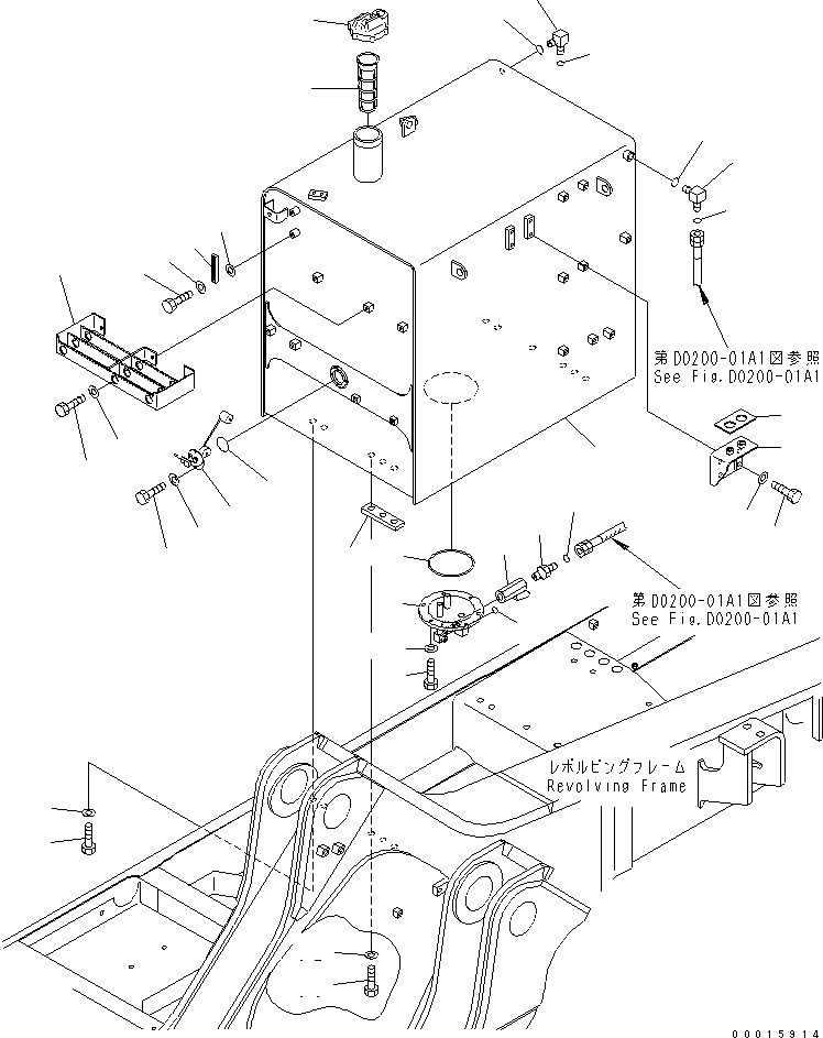 Бак 209-04-77321 KOMATSU
