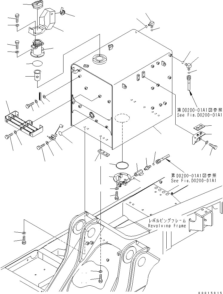 Бак 209-04-77331 KOMATSU