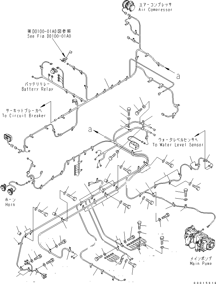 Жгут проводов 209-06-73460 KOMATSU
