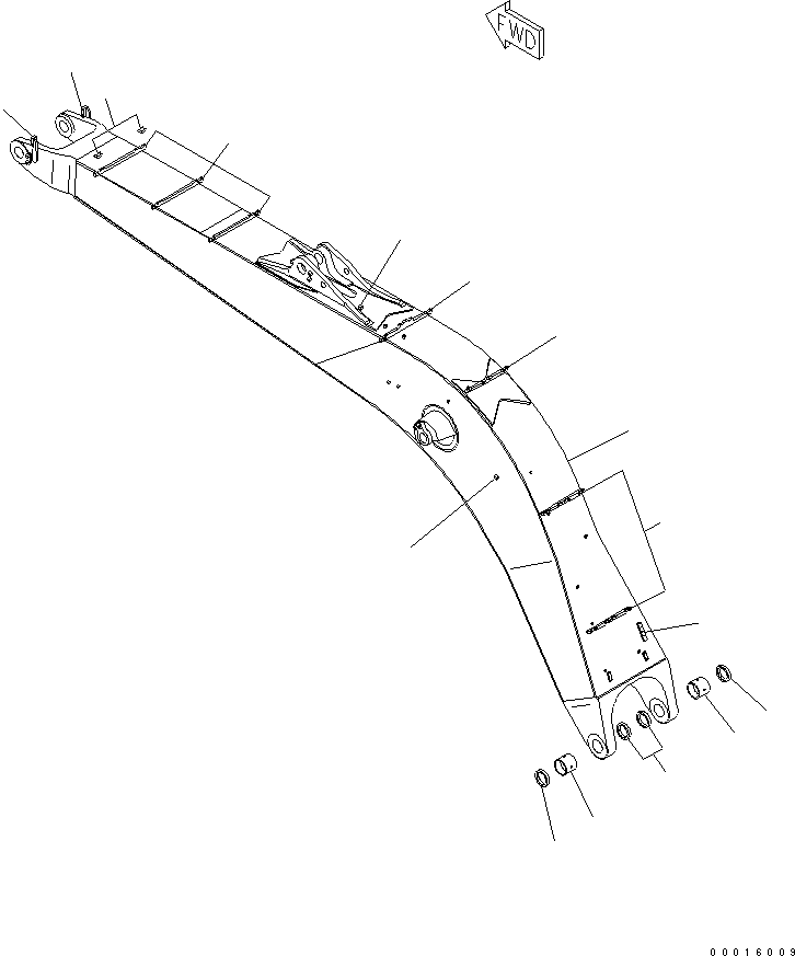 CLAMP (WELDED) 209-62-79310 KOMATSU