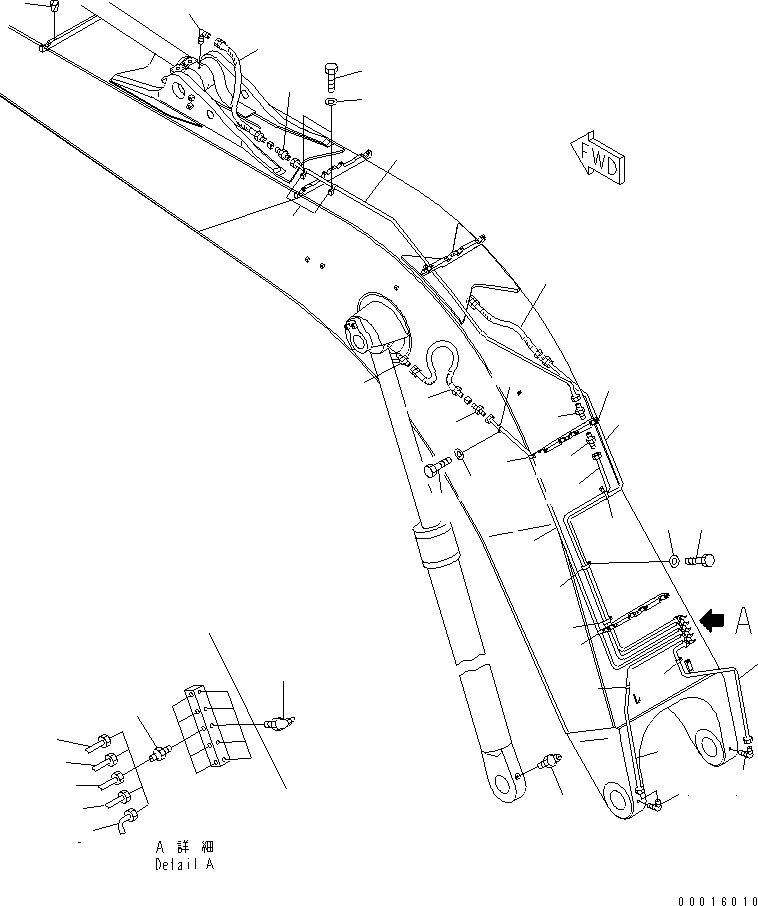 Трубка 209-62-75850 KOMATSU