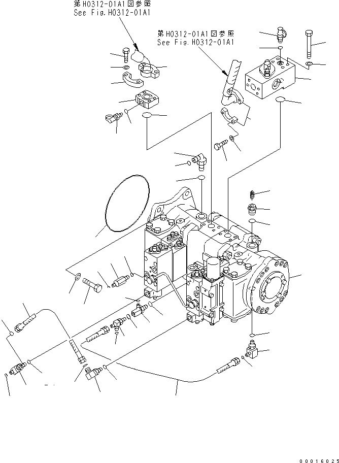 VALVE ASS'Y,(SEE FIG.Y1872-01A0) (209-64-13600) KOMATSU
