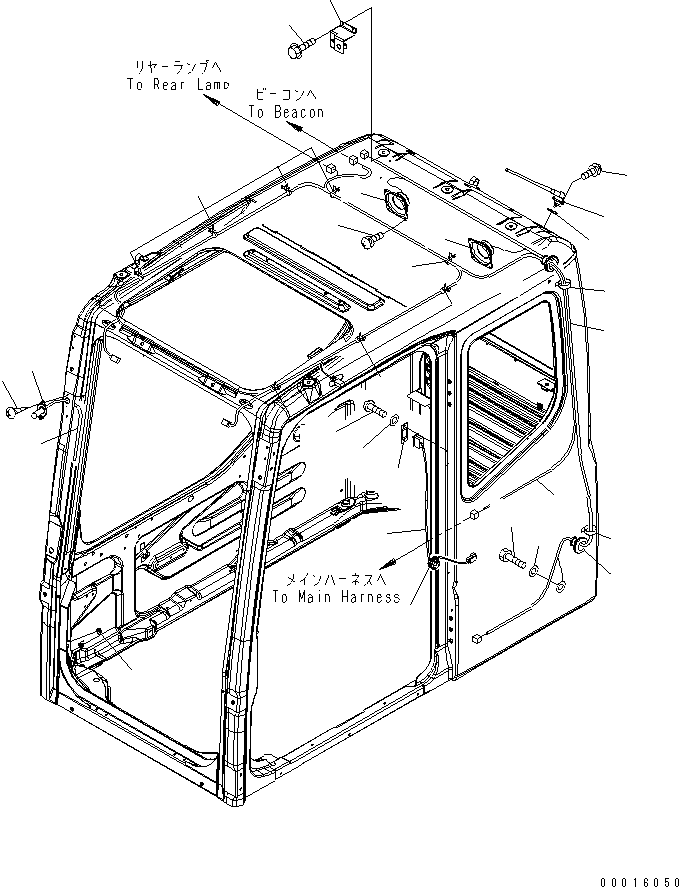 Жгут проводов 209-53-14460 KOMATSU