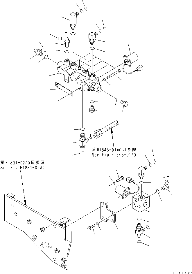 клапан в сборе 209-60-77230 KOMATSU