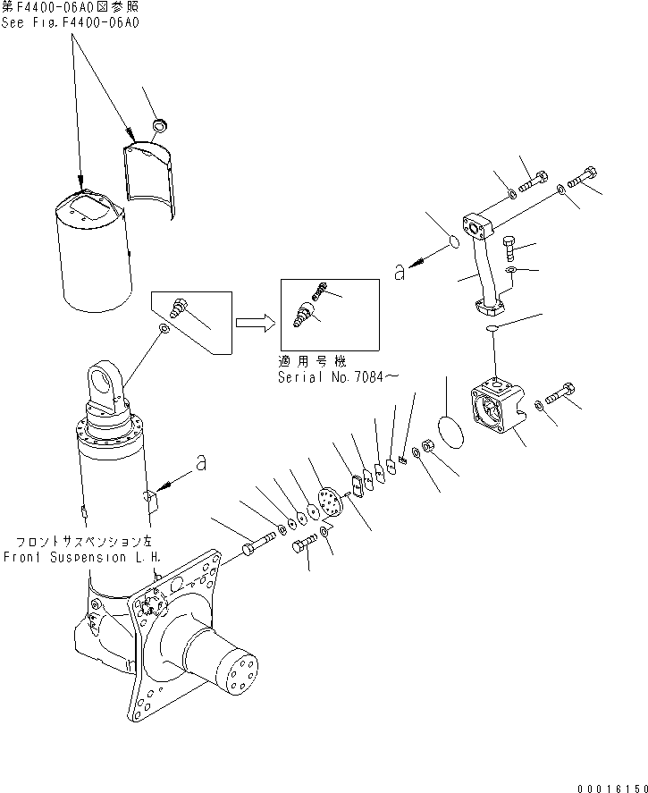 CYLINDER ASS'Y,PAYLOAD METER 569-50-8T401 KOMATSU
