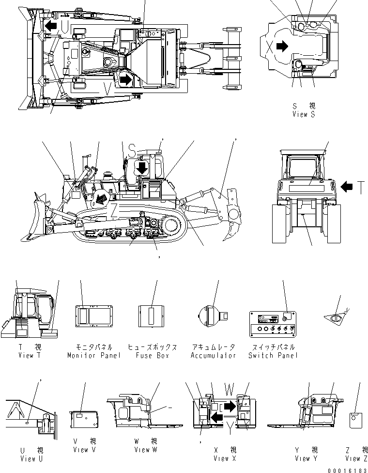 PLATE, CAUTION,AUTO PRIMMING SYSTEM 6128-82-4160 KOMATSU