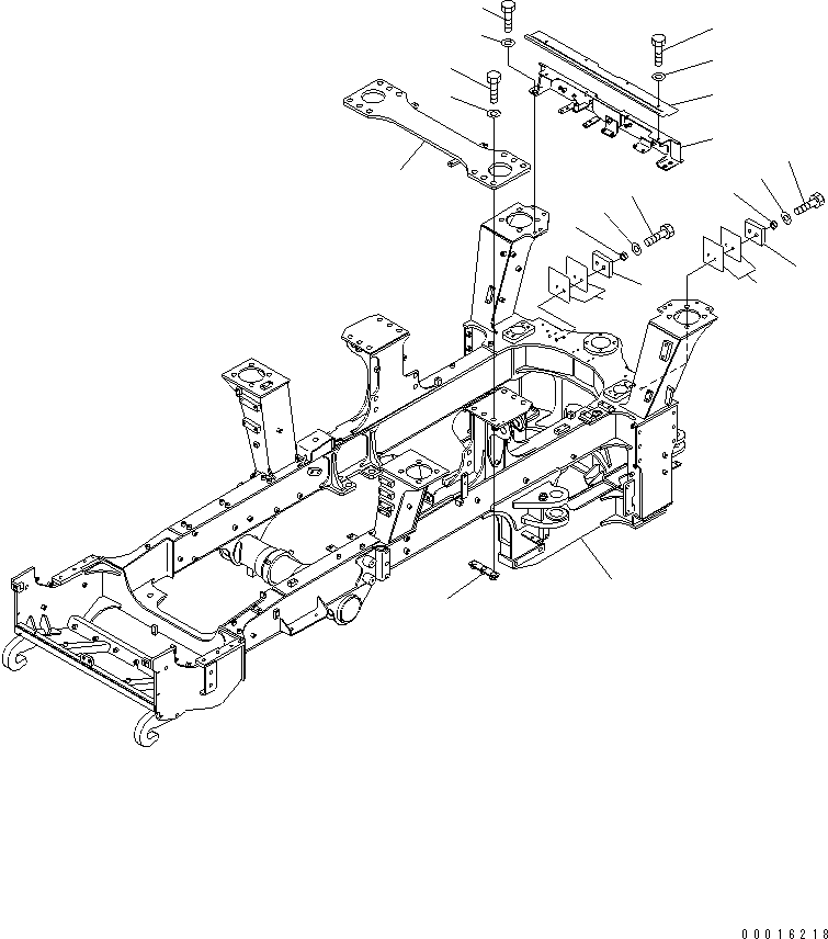 FRAME,FRONT 56D-46-10100 KOMATSU