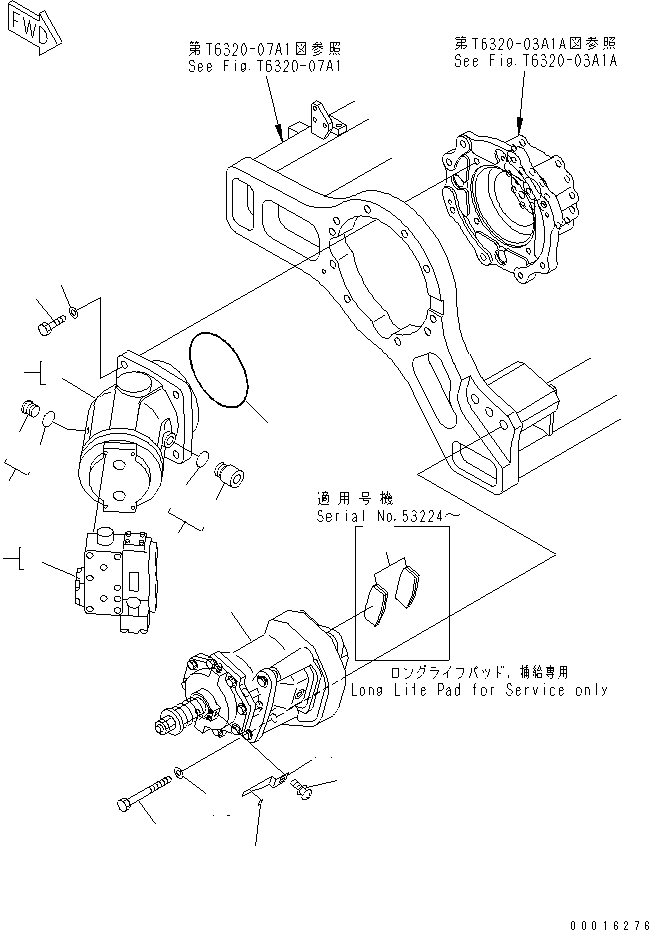 BRAKE ASS'Y 23W-75-23202 KOMATSU