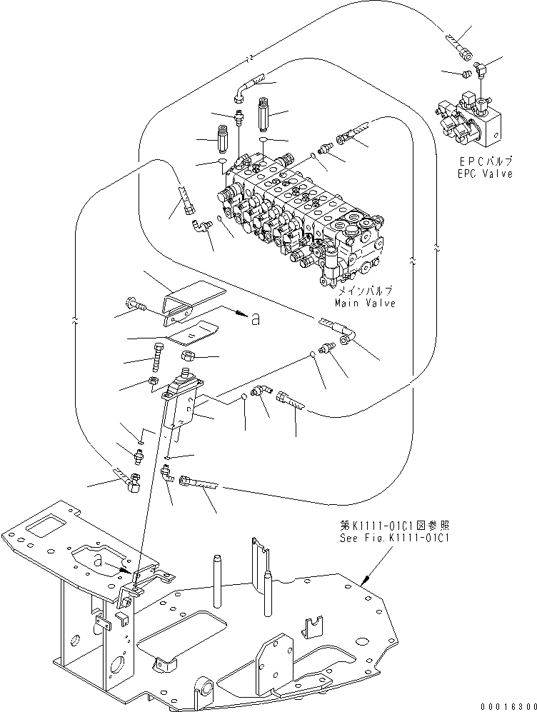 Ниппель 22L-973-1630 KOMATSU