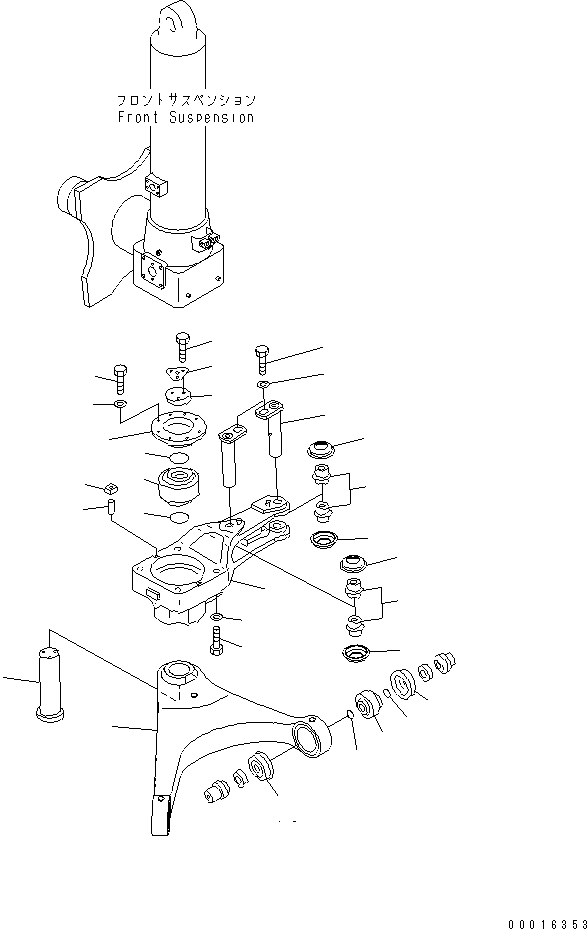 ARM,R.H. 561-40-61122 KOMATSU