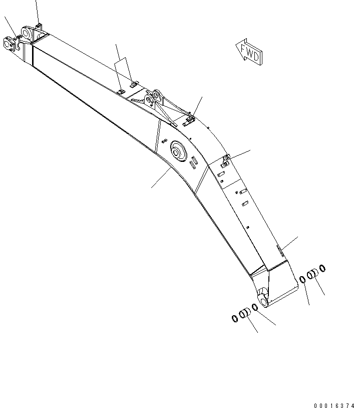 Стрела 22U-70-21144NK KOMATSU