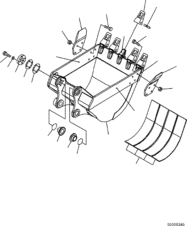 палец 09244-02496 KOMATSU