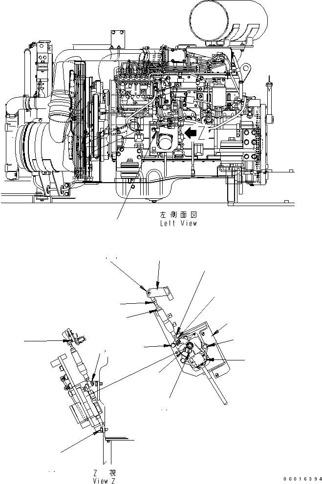 Мотор в сборе 7834-41-3001 KOMATSU
