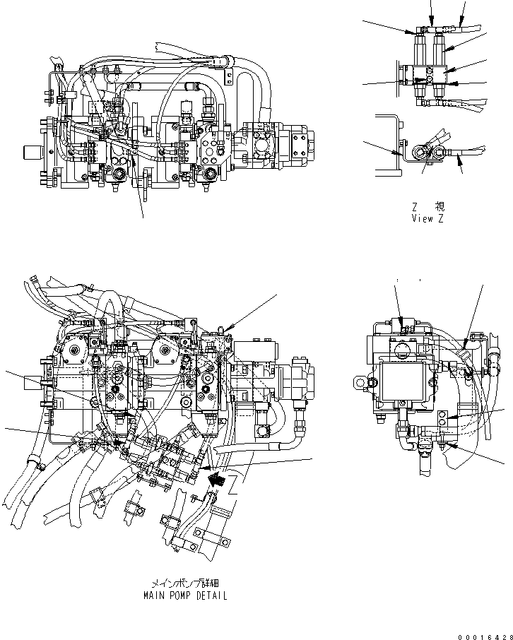 Шланг с торцевым уплотнением 02777-003A3 KOMATSU
