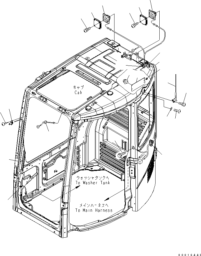 Жгут проводов 14S-54-26711 KOMATSU