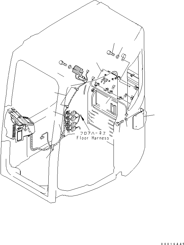 Кронштейн 22B-06-11710 KOMATSU