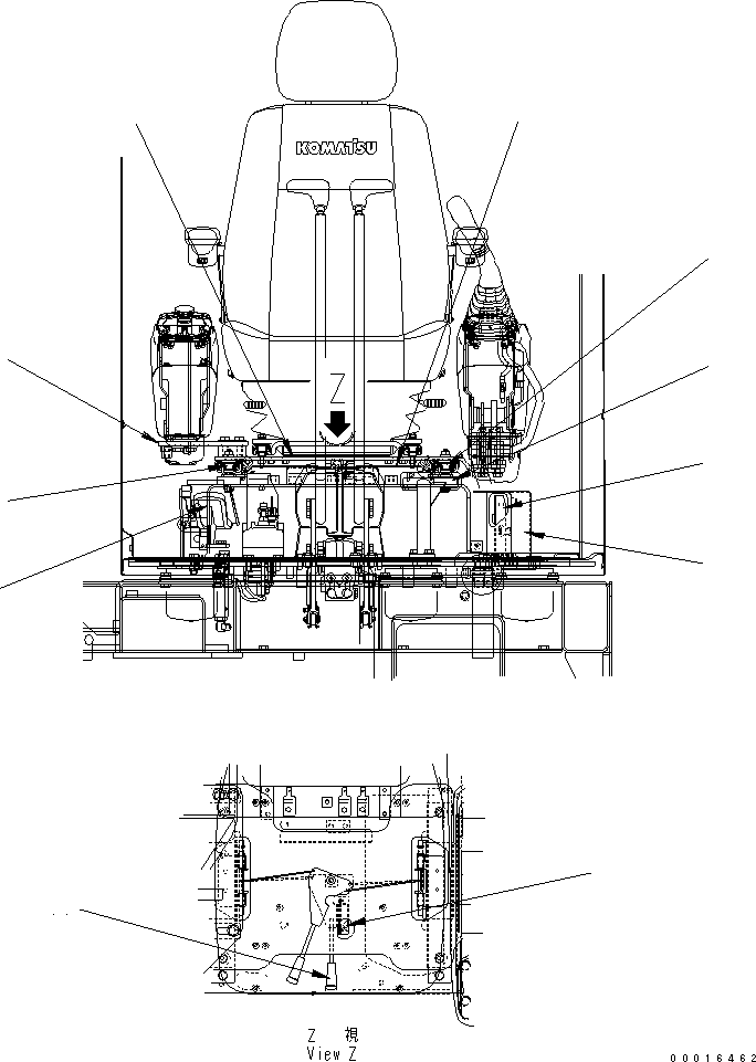 Кронштейн 22U-06-22212 KOMATSU