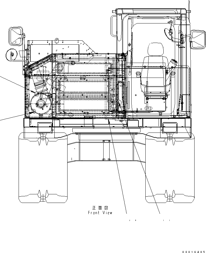 Лист (клееный) 14S-54-24852 KOMATSU