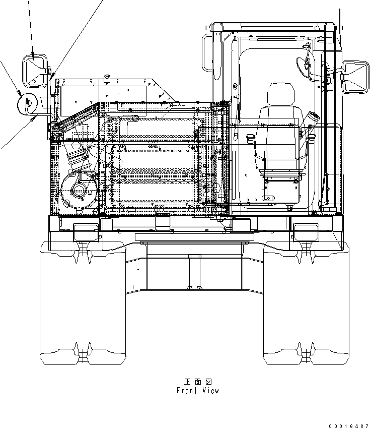 Распорка 14S-54-24911 KOMATSU