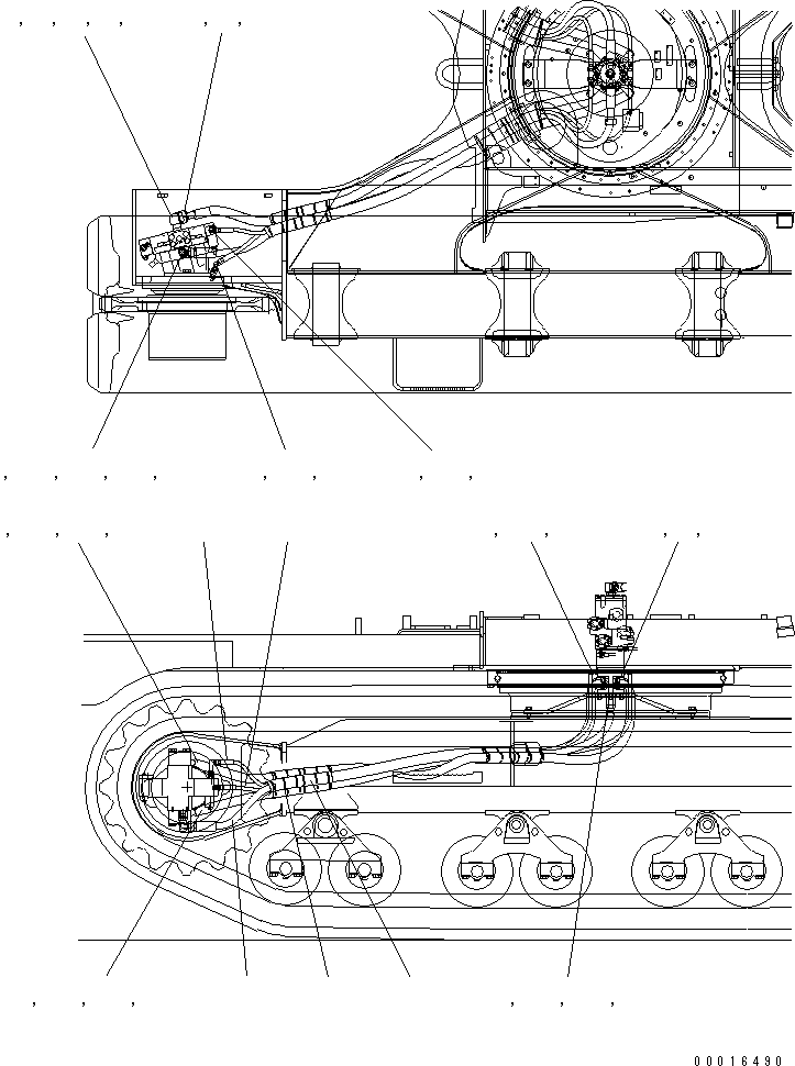 Шланг 07084-01A25 KOMATSU