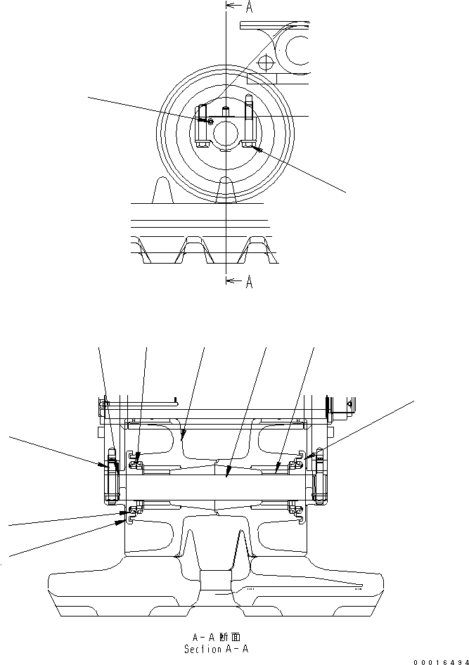 болт 01010-81890 KOMATSU