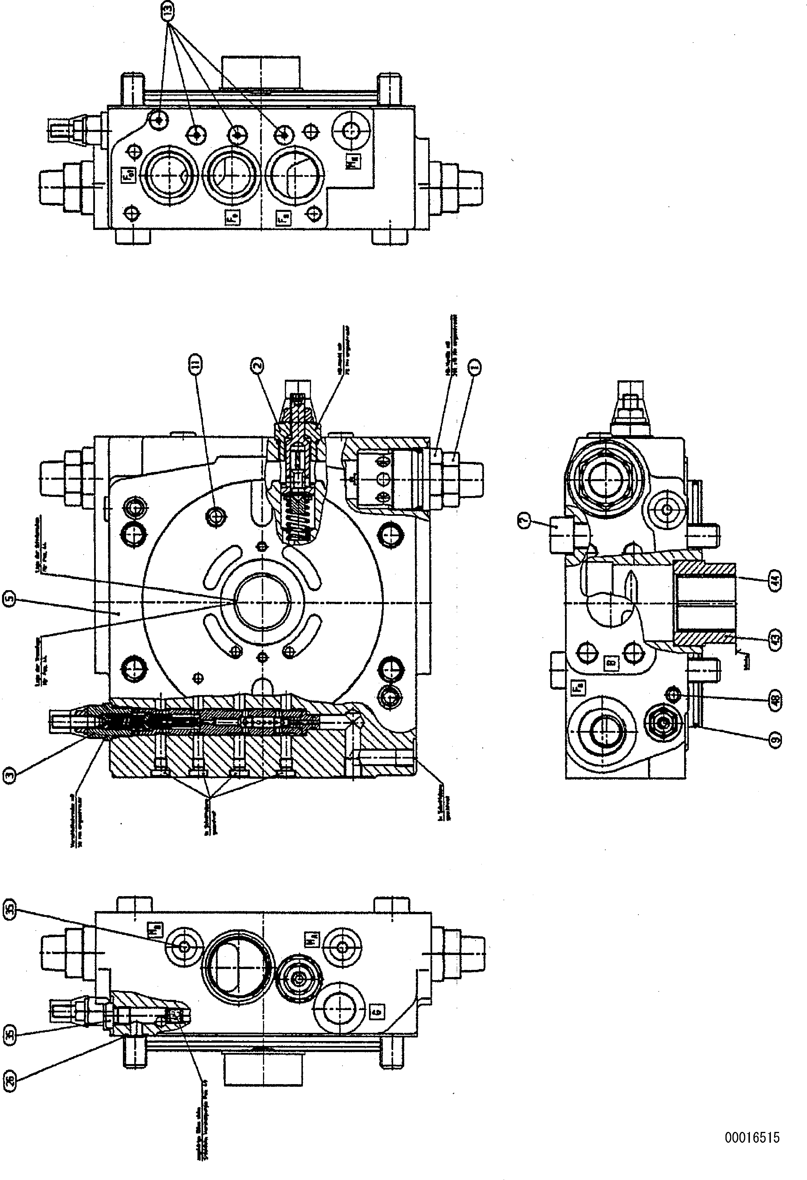 Пробка UCR909831320 KOMATSU