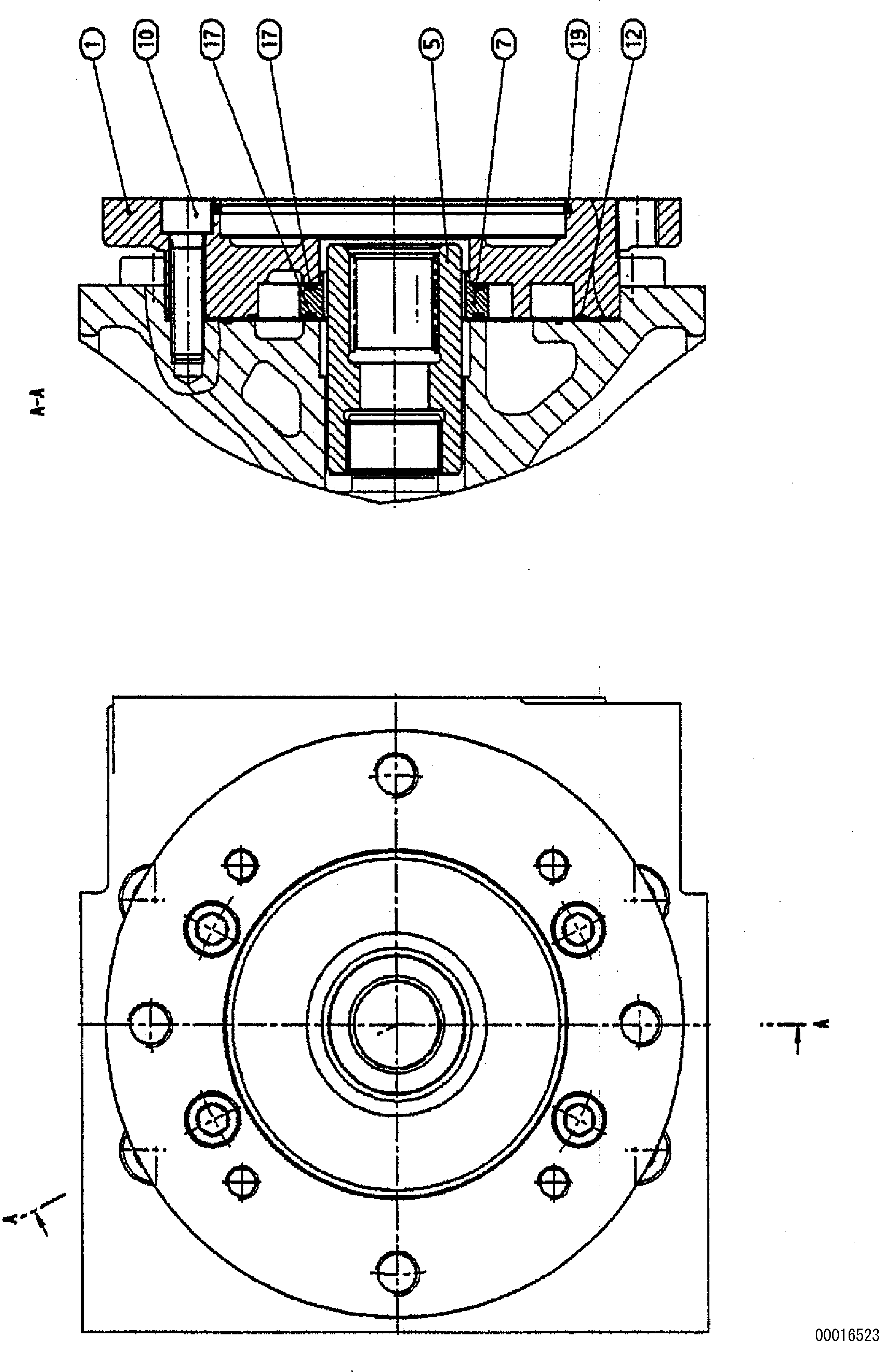 Фланец UCR902071473 KOMATSU