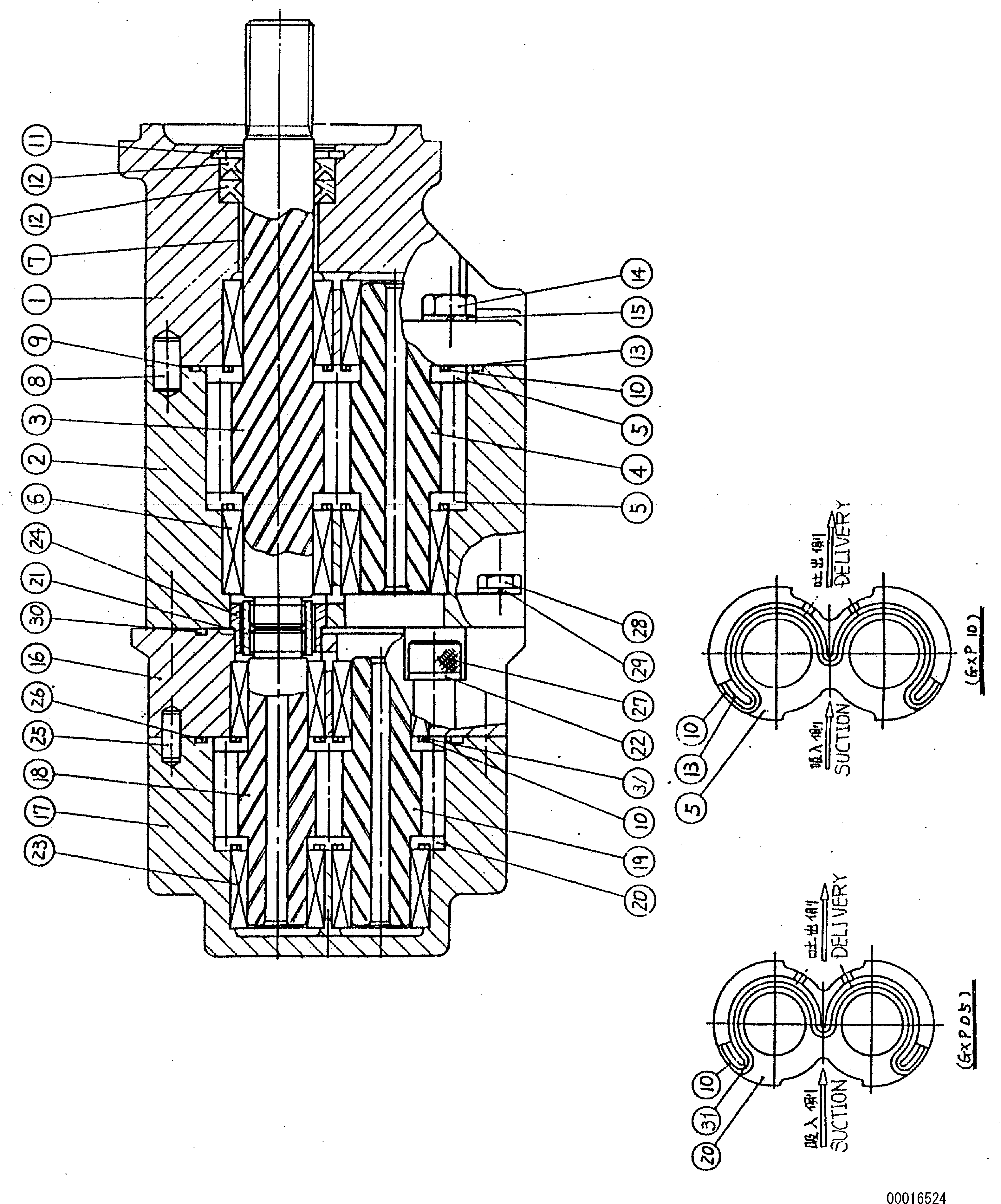 Кольцо UC1181580002 KOMATSU