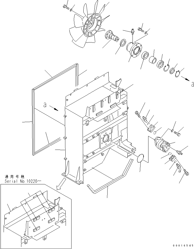 Угольник 07236-10422 KOMATSU