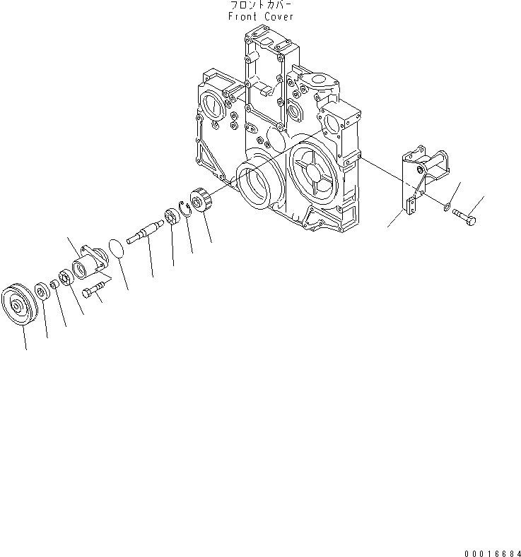 Кронштейн 425-01-11181 KOMATSU