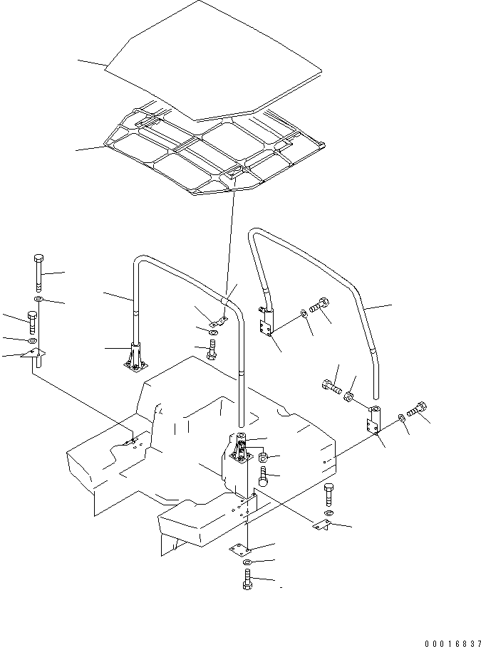 BRACKET,FRONT 175-906-3531 KOMATSU