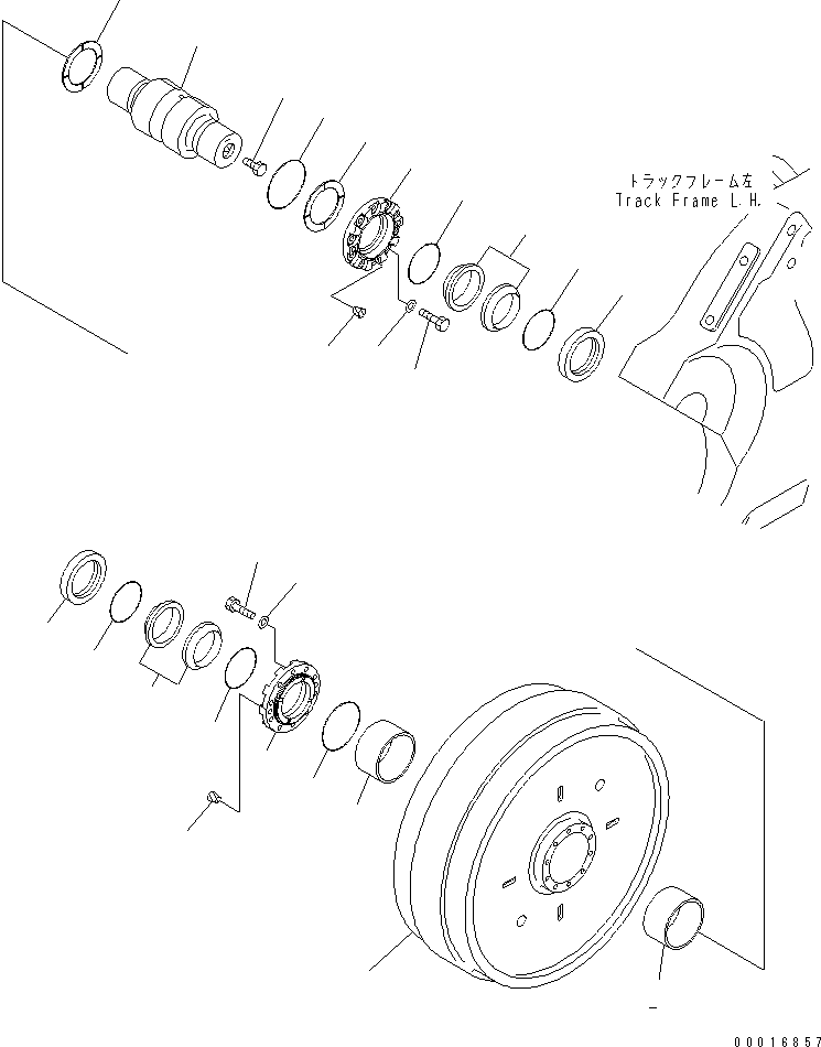 Кольцо 198-30-45280 KOMATSU