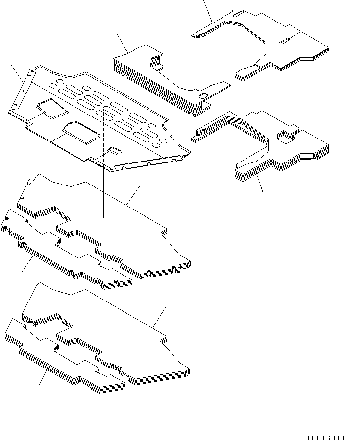 Mat Kit 198-54-75792 KOMATSU