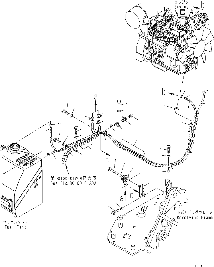 Шланг 07288-00530 KOMATSU