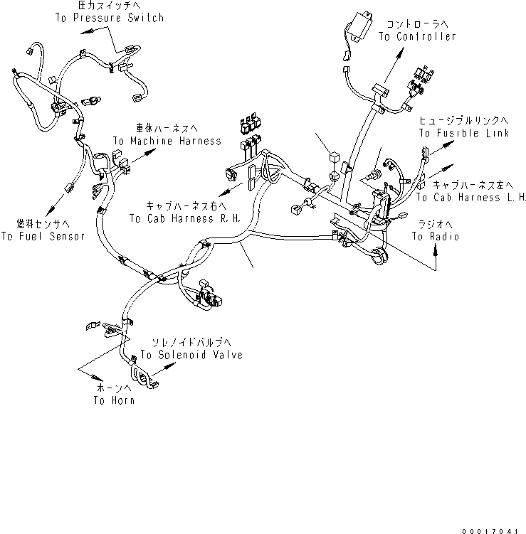 Жгут проводов 21W-06-44422 KOMATSU