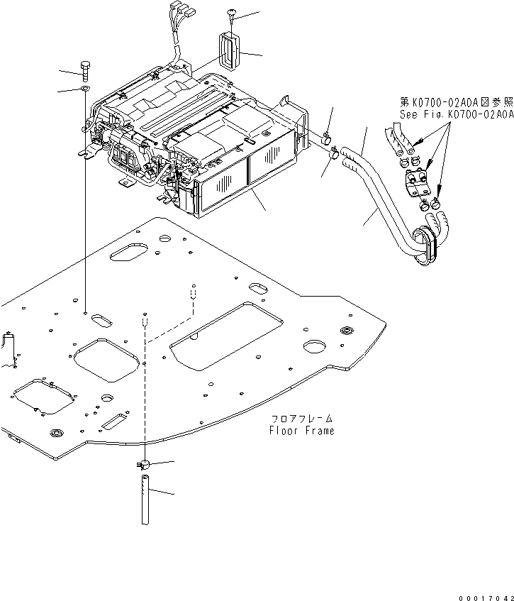 Шланг 22U-979-1640 KOMATSU