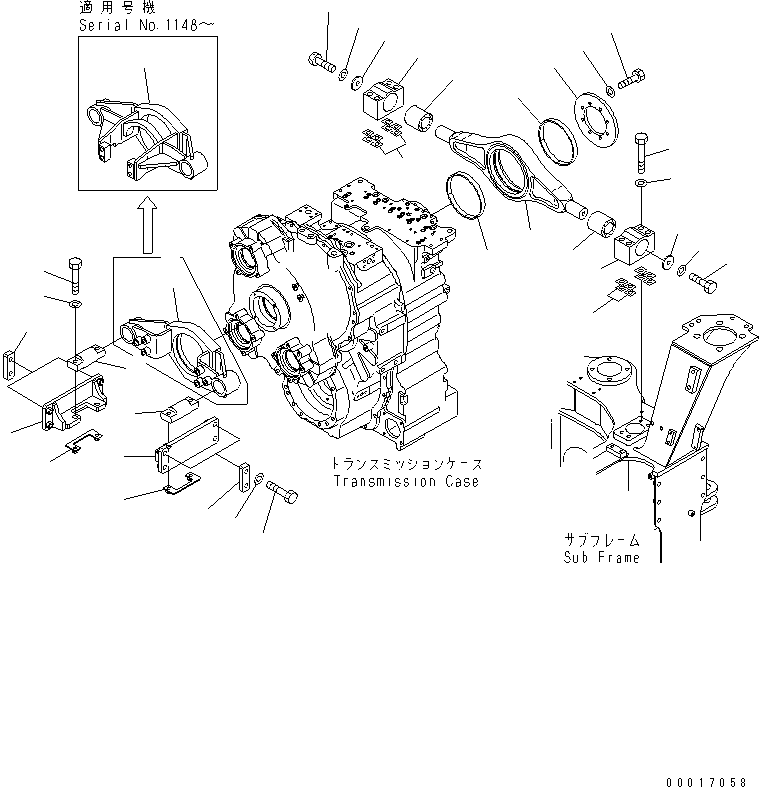 Амортизирующая подушка 566-14-51152 KOMATSU